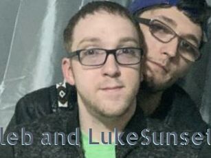 Caleb_and_LukeSunset