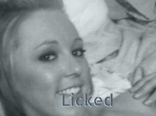 Licked