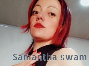 Samantha_swam